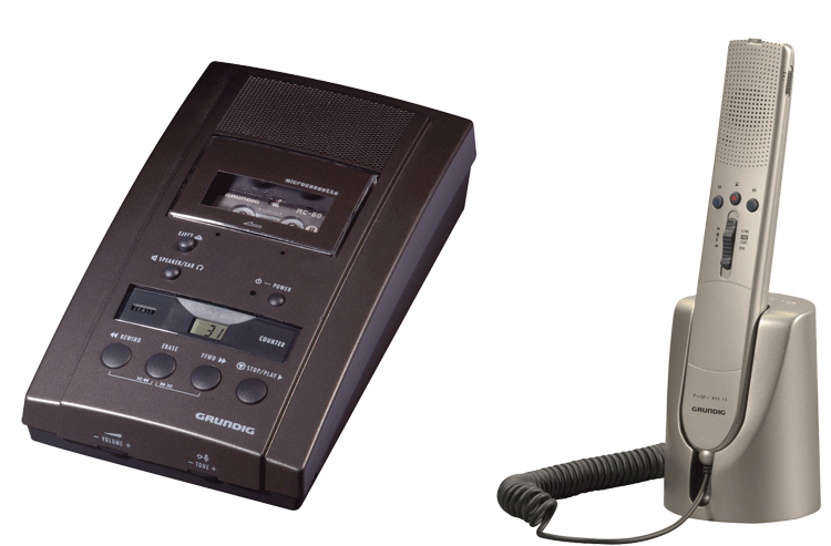 3110D Grundig Microcassette Desktop Recorder